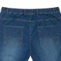 Spodnie jeansowe elastyczne z gumką w pasie ADAMO Texas niebieskie