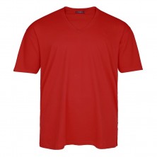 T-shirt czerwony w serek KITARO