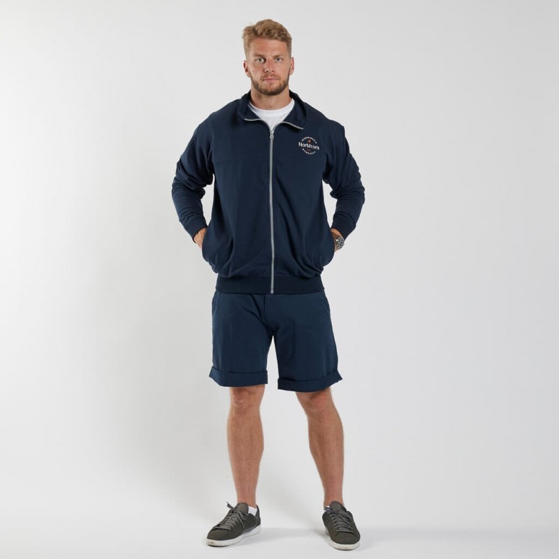 Bluza rozpinana NORTH 56°4 granatowa 4XL