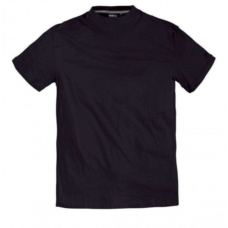 T-shirt czarny gładki NORTH 56°4