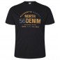 T-shirt czarny NORTH 56 DENIM z nadrukiem