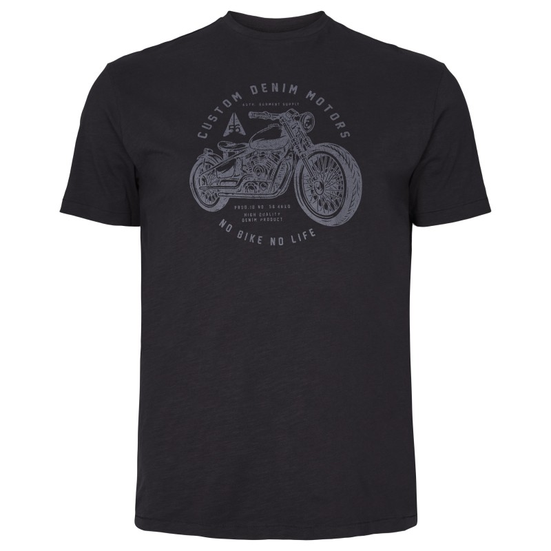 T-shirt czarny z nadrukiem NORTH 56°4 T-shirt czarny z nadrukiem NORTH 56°4
