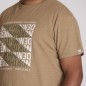 T-shirt khaki z nadrukiem NORTH 56 Denim
