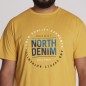 T-shirt żółty z nadrukiem NORTH 56 Denim
