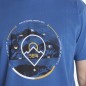 T-shirt niebieski z nadrukiem NORTH 56°4