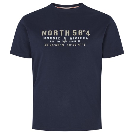 T-shirt granatowy NORTH 56°4