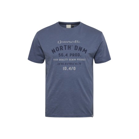 T-shirt niebieski NORTH 56 Denim