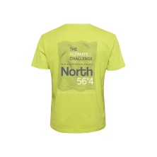 T-shirt limonkowy NORTH 56°4