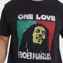 T-shirt Bob Marley NORTH 56 DENIM czarny