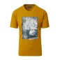 T-shirt z nadrukiem CASA MODA musztardowy