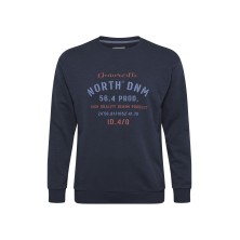 Bluza bawełniana NORTH 56 Denim granatowa