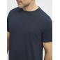 T-shirt z organicznej bawełny REDGREEN Chris granatowy T-shirt z organicznej bawełny REDGREEN Chris granatowy