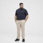 Eleganckie spodnie chino z gumką w pasie North Latitude beżowe