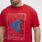 T-shirt NORTH LATITUDE czerwony T-shirt NORTH LATITUDE czerwony