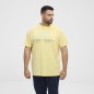 T-shirt z nadrukiem NORTH LATITUDE żółty T-shirt z nadrukiem NORTH LATITUDE żółty