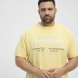 T-shirt z nadrukiem NORTH LATITUDE żółty T-shirt z nadrukiem NORTH LATITUDE żółty