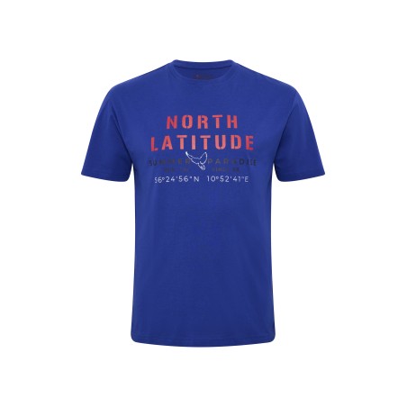 T-shirt z nadrukiem NORTH LATITUDE niebieski