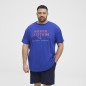T-shirt z nadrukiem NORTH LATITUDE niebieski T-shirt z nadrukiem NORTH LATITUDE niebieski