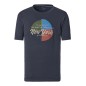 T-shirt z nadrukiem CASA MODA granatowy T-shirt z nadrukiem CASA MODA granatowy