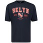 T-shirt granatowy z nadrukiem ADAMO BROOKLYN