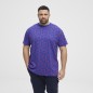 T-shirt we wzorek NORTH LATITUDE niebieski T-shirt we wzorek NORTH LATITUDE niebieski