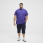 T-shirt we wzorek NORTH LATITUDE niebieski T-shirt we wzorek NORTH LATITUDE niebieski