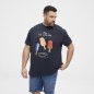 T-shirt NORTH LATITUDE z nadrukiem granatowy T-shirt NORTH LATITUDE z nadrukiem granatowy