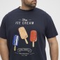T-shirt NORTH LATITUDE z nadrukiem granatowy T-shirt NORTH LATITUDE z nadrukiem granatowy