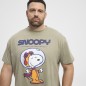 T-shirt Snoopy NORTH LATITUDE oliwkowy T-shirt Snoopy NORTH LATITUDE oliwkowy