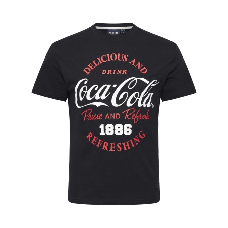 T-shirt z nadrukiem Coca Cola NORTH LATITUDE czarny
