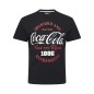 T-shirt z nadrukiem Coca Cola NORTH LATITUDE czarny T-shirt z nadrukiem Coca Cola NORTH LATITUDE czarny