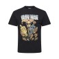 T-shirt z nadrukiem IRON MAN NORTH LATITUDE czarny