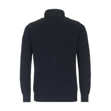 Sweter hybrydowy rozpinany CASA MODA granatowy