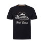 T-shirt z nadrukiem NORTH LATITUDE czarny T-shirt z nadrukiem NORTH LATITUDE czarny