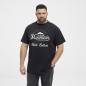 T-shirt z nadrukiem NORTH LATITUDE czarny T-shirt z nadrukiem NORTH LATITUDE czarny