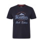 T-shirt z nadrukiem NORTH LATITUDE granatowy T-shirt z nadrukiem NORTH LATITUDE granatowy