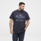 T-shirt z nadrukiem NORTH LATITUDE granatowy T-shirt z nadrukiem NORTH LATITUDE granatowy