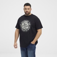 T-shirt z nadrukiem NORTH LATITUDE czarny