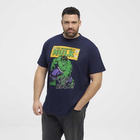 T-shirt z nadrukiem HULK NORTH LATITUDE granatowy