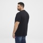 T-shirt z nadrukiem NORTH LATITUDE czarny T-shirt z nadrukiem NORTH LATITUDE czarny