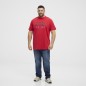 T-shirt z nadrukiem NORTH LATITUDE czerwony T-shirt z nadrukiem NORTH LATITUDE czerwony