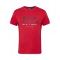 T-shirt z nadrukiem NORTH LATITUDE czerwony T-shirt z nadrukiem NORTH LATITUDE czerwony