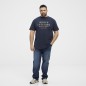 T-shirt z nadrukiem NORTH LATITUDE granatowy T-shirt z nadrukiem NORTH LATITUDE granatowy