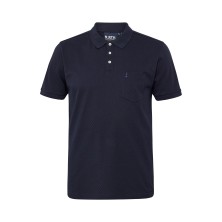 Koszulka polo elegancka North Latitude granatowa