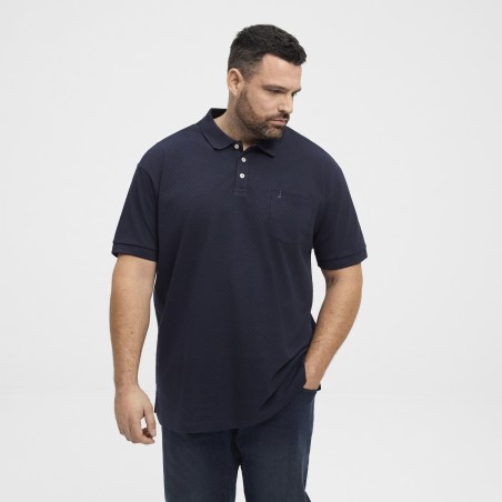 Koszulka polo elegancka North Latitude granatowa