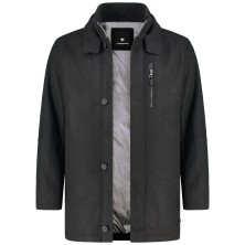 Elegancki płaszcz wełniany Redpoint Gill czarny