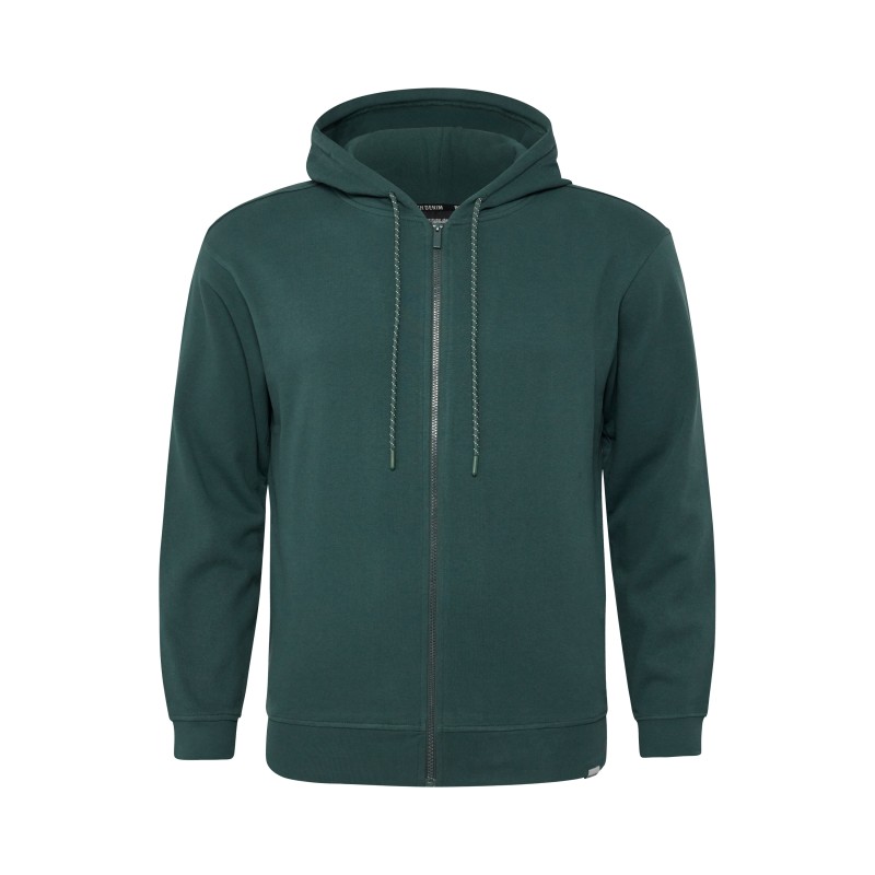 Bluza z kapturem rozpinana North Latitude Denim zielona