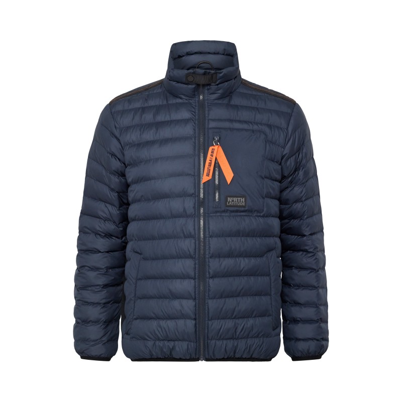 Kurtka puchowa NORTH LATITUDE granatowa