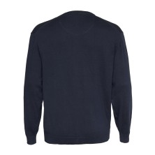 Sweter w serek North Latitude granatowy