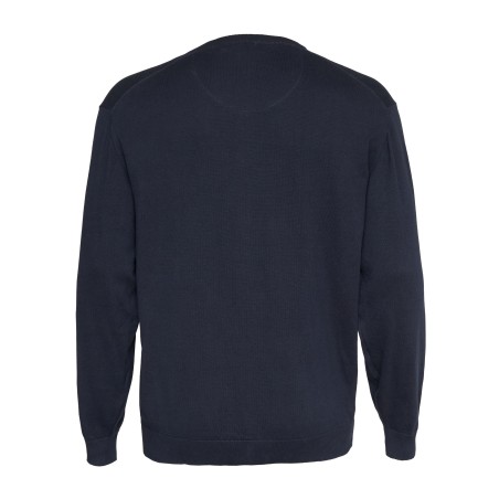 Sweter w serek North Latitude granatowy